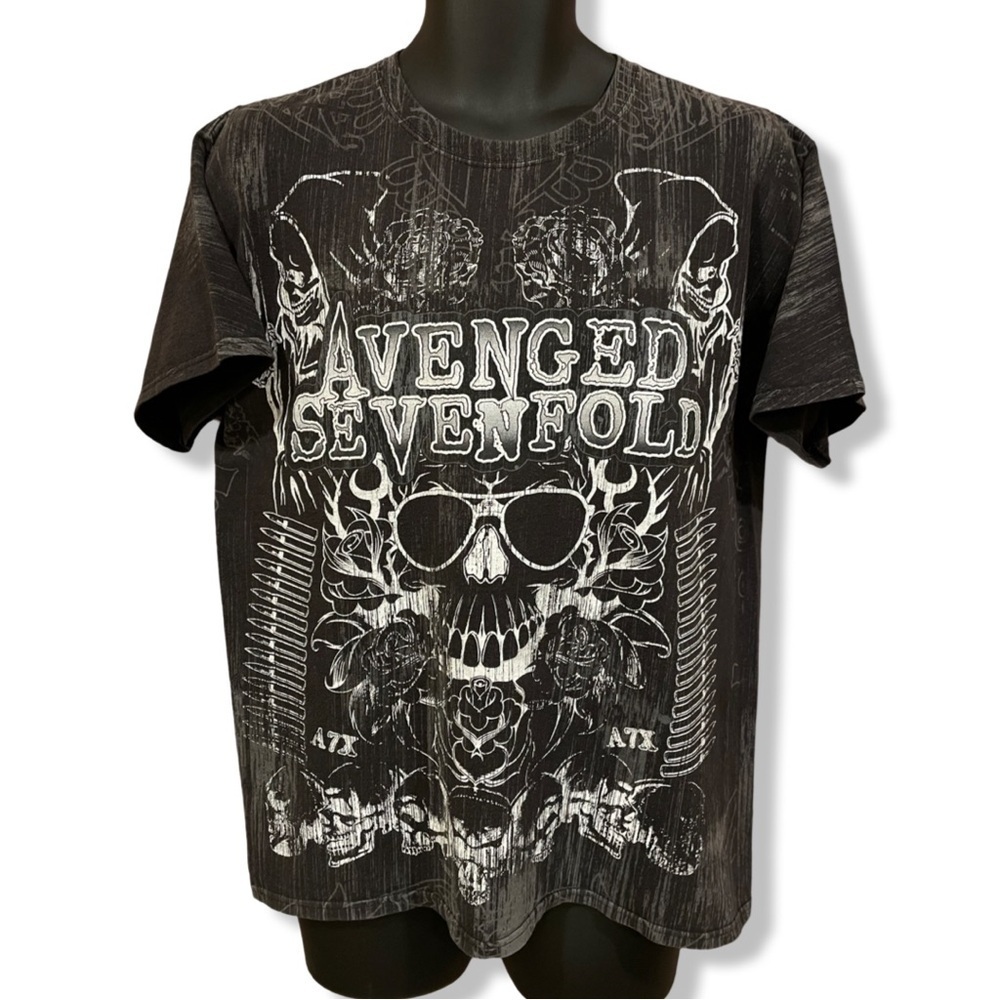 Vintage Y2K Avenged Sevenfold AOP T-Shirt